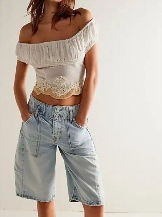 We The Free Pants - We The Free Extreme Measures Barrel Shorts by Free People